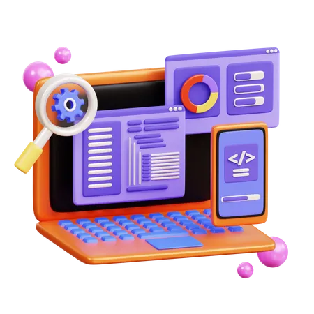 Seo Development  3D Icon