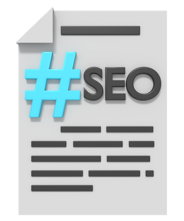 SEO-Dokument  3D Icon