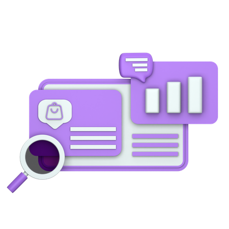 Seo E Commerce Solution  3D Icon