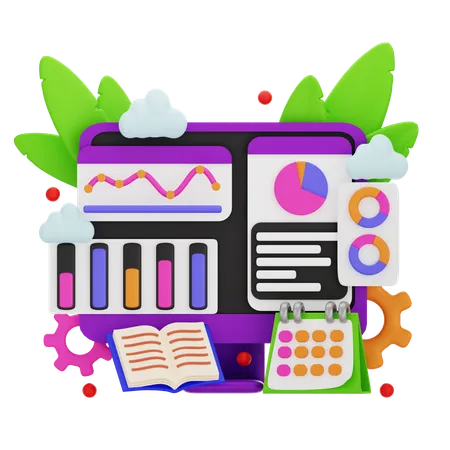 Seo Education  3D Icon