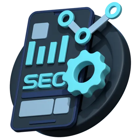 SEO-Einstellung  3D Icon