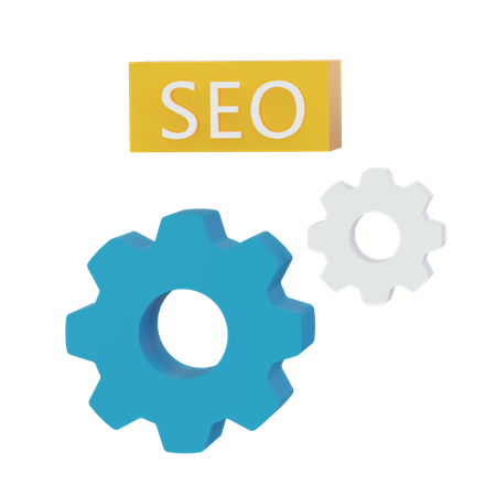 SEO Engine  3D Icon