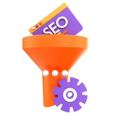 Seo Filter  3D Icon