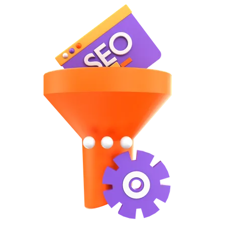 Seo Filter  3D Icon