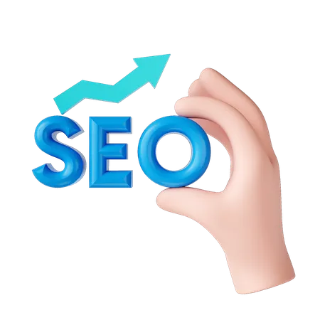 Seo Growth  3D Icon