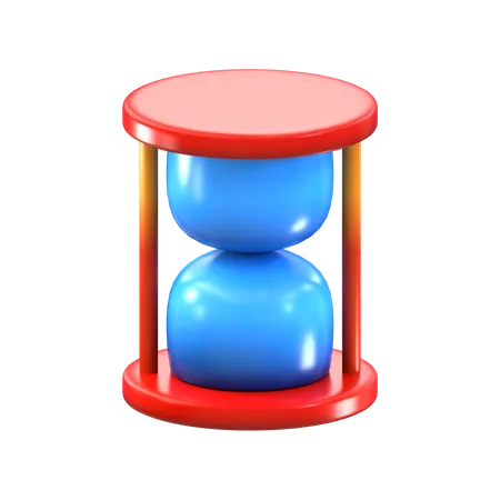 3 D RENDERING SEO ICON HOURGLASS 3D Icon