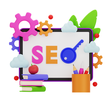 SEO キーワード作成者  3D Icon