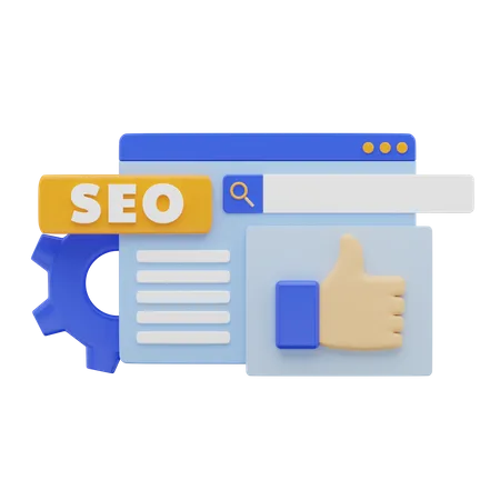 SEO-Kundenbewertungen  3D Icon