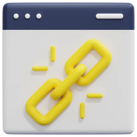 Seo Link 3D Icon