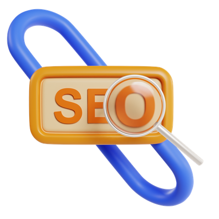 Seo Link Building  3D Icon