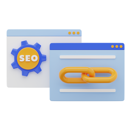 SEO-Linkaufbau  3D Icon
