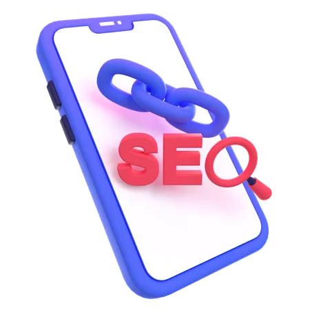 Seo Linking  3D Icon