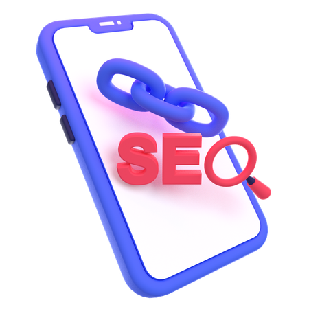 Seo Linking  3D Icon