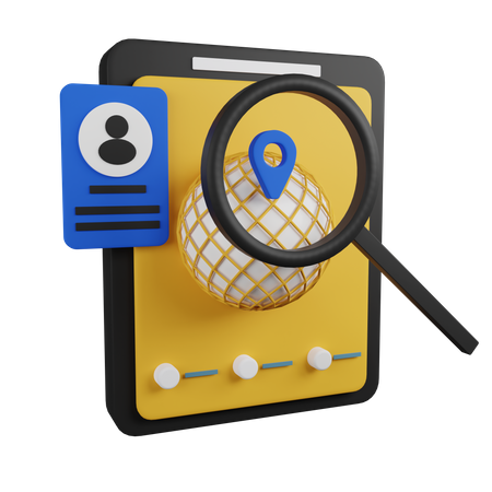 Seo Location  3D Icon