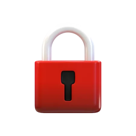 3 D RENDERING SEO ICON SECURITY LOCK 3D Icon