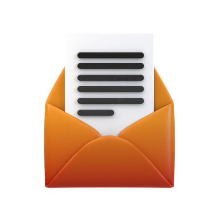 Seo Mail 3D Icon