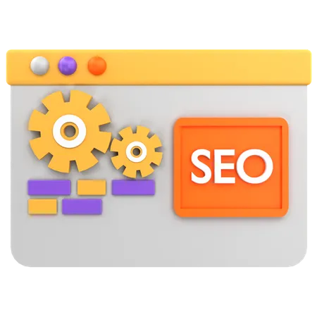 Seo Management  3D Icon