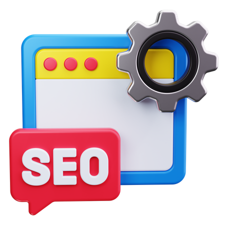 Seo Management  3D Icon