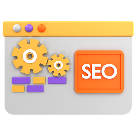 Seo Management  3D Icon