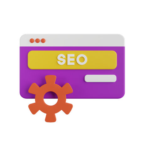 Seo Management  3D Illustration