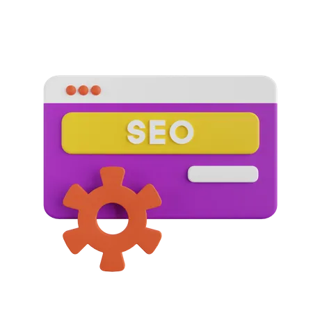 Seo Management  3D Illustration