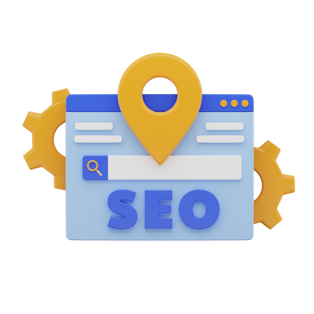 Navegación del mapa del sitio seo  3D Icon