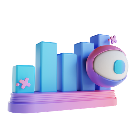 Monitoreo SEO  3D Illustration