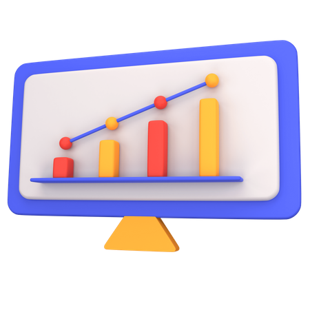 Seo Monitoring  3D Icon