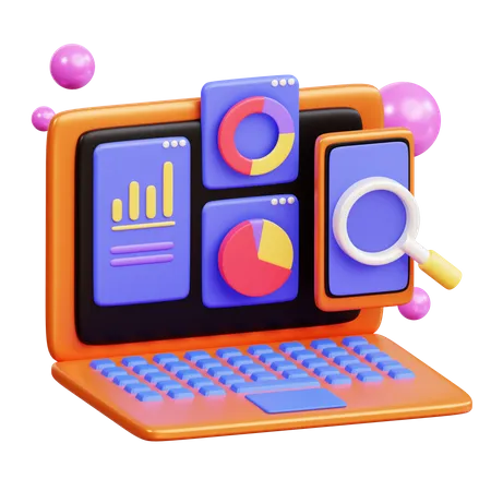 Seo Monitoring  3D Icon