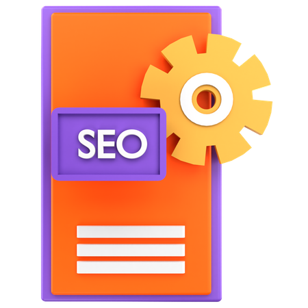 Seo móvel  3D Icon