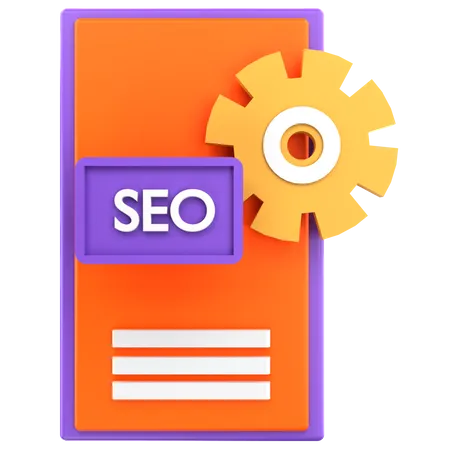 Seo móvel  3D Icon