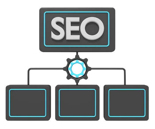 Seo Network  3D Icon