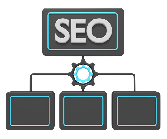 SEO-Netzwerk  3D Icon