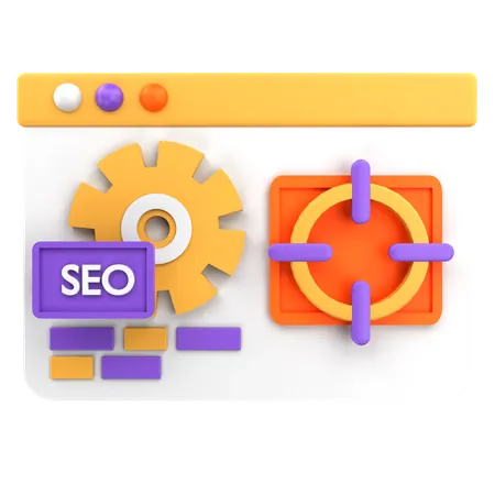 Objetivo SEO  3D Icon