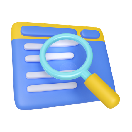 Seo Optimierung  3D Icon