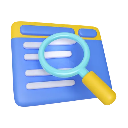 Seo Optimierung  3D Icon