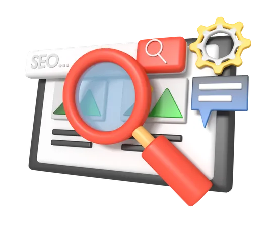 Seo Optimisation  3D Icon