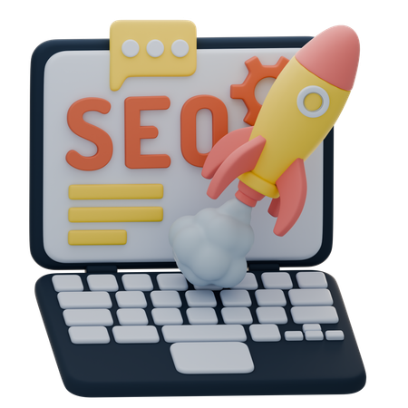 SEO 최적화  3D Icon