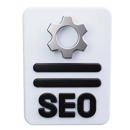 SEO 최적화  3D Icon