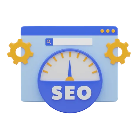 Seo Page Speed Performance  3D Icon