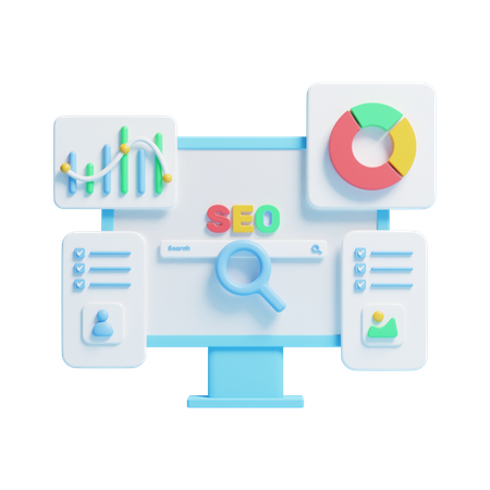 Seo Panel  3D Icon