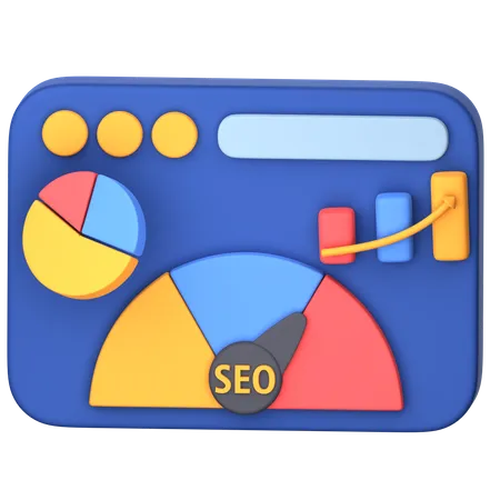 Seo Performance  3D Icon