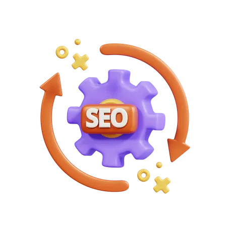 Seo Process  3D Icon