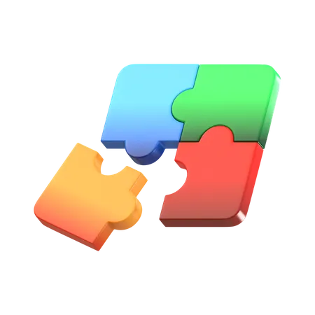 3 D RENDERING SEO ICON PUZZLE 3D Icon
