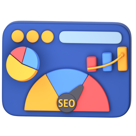 Rendimiento de SEO  3D Icon