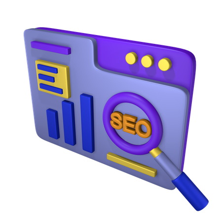 SEOリサーチ  3D Icon