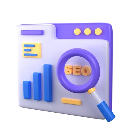 Seo Research  3D Icon