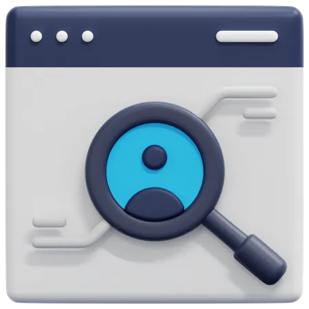 Seo Research  3D Icon