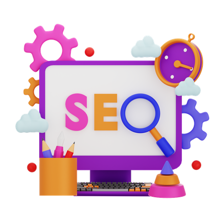 Seo Research  3D Icon