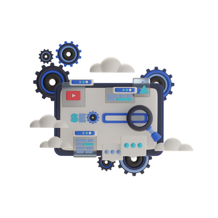 Seo Research  3D Illustration